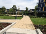 Podium level paving at Alperton Gateway