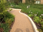 Podium finished Resin Bonded surface on Ashpalt footway construction