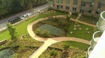 Resin bound footpaths to the Podium Garden at Kidbrooke Garden Village