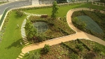 Resin bound footpaths to the Podium Garden at Kidbrooke Garden Village