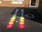 Line Marking to the New Playground at Holy Family Catholic School Witham