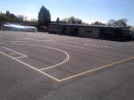 High School resurfacing with Super flex from Aggregate Industries